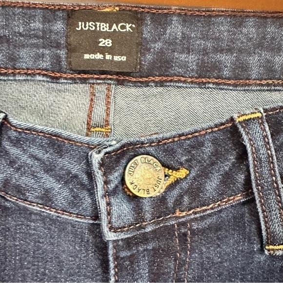 Just Black Distressed Skinny Medium Wash Denim Size 28 - Picture 5 of 14